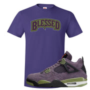 Canyon Purple 4s T Shirt | Blessed Arch, Purple