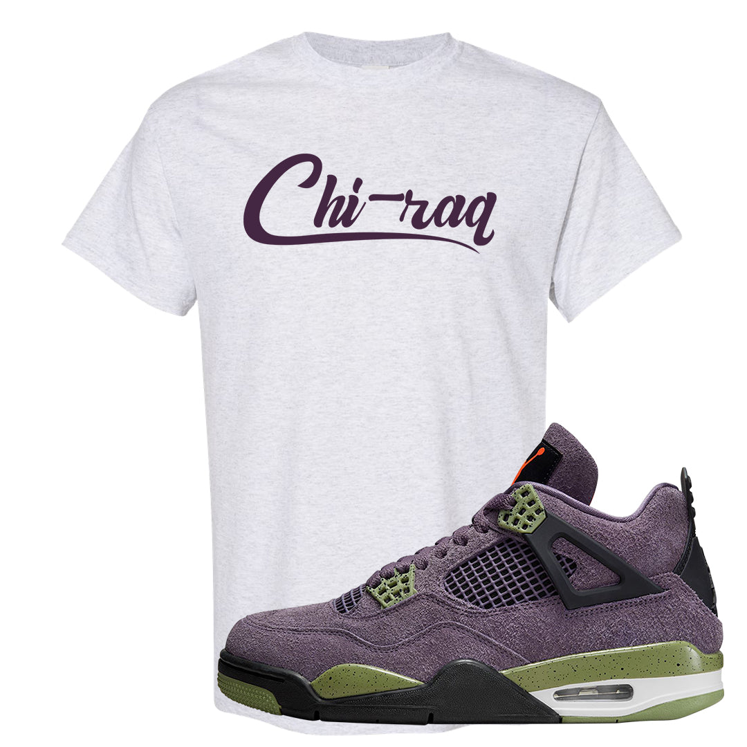 Canyon Purple 4s T Shirt | Chiraq, Ash