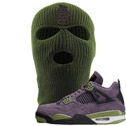 Canyon Purple 4s Ski Mask | Coiled Snake, Olive