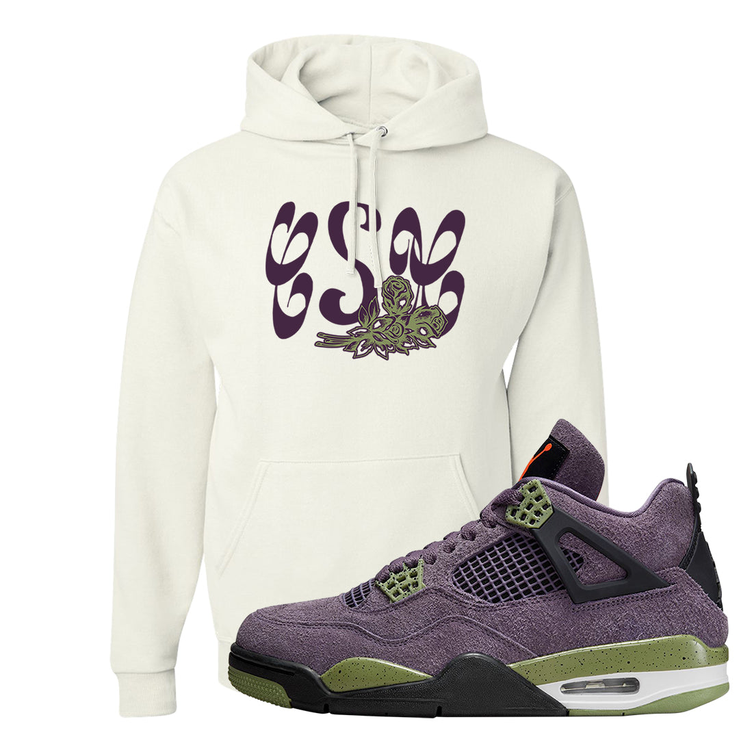 Canyon Purple 4s Hoodie | Certified Sneakerhead, White