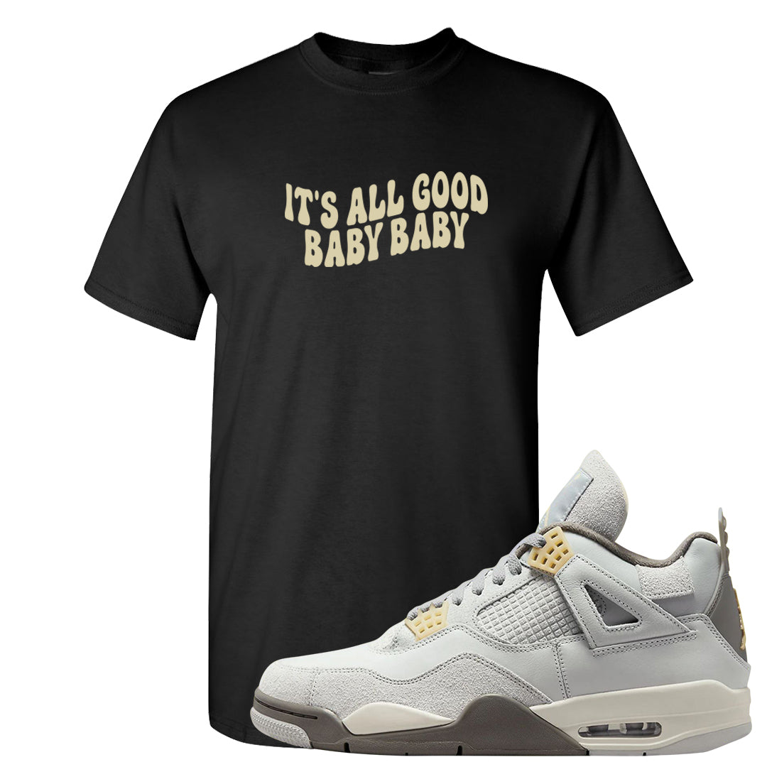 Photon Dust 4s T Shirt | All Good Baby, Black