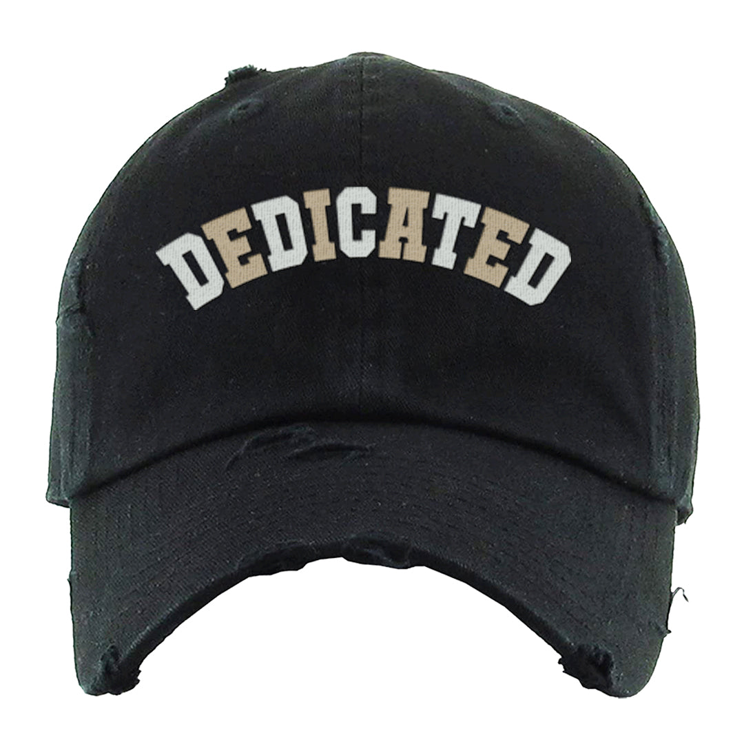Photon Dust 4s Distressed Dad Hat | Dedicated, Black