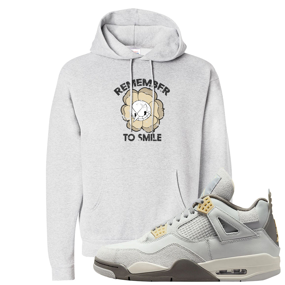 Photon Dust 4s Hoodie | Remember To Smile, Ash