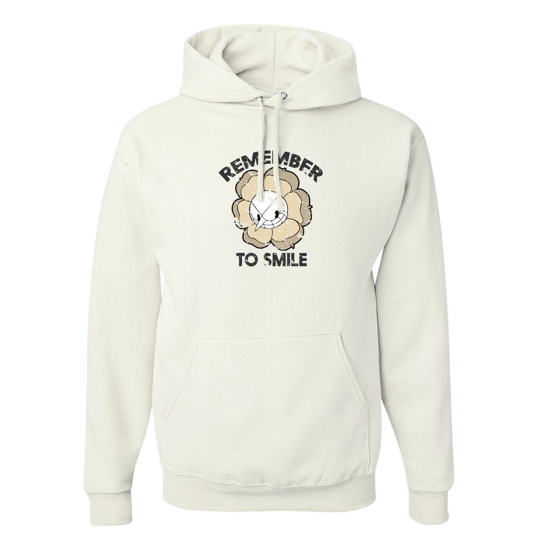 Photon Dust 4s Hoodie | Remember To Smile, White