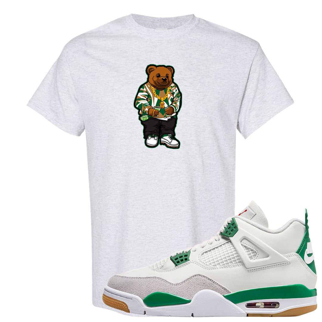 Pine Green SB 4s T Shirt | Sweater Bear, Ash