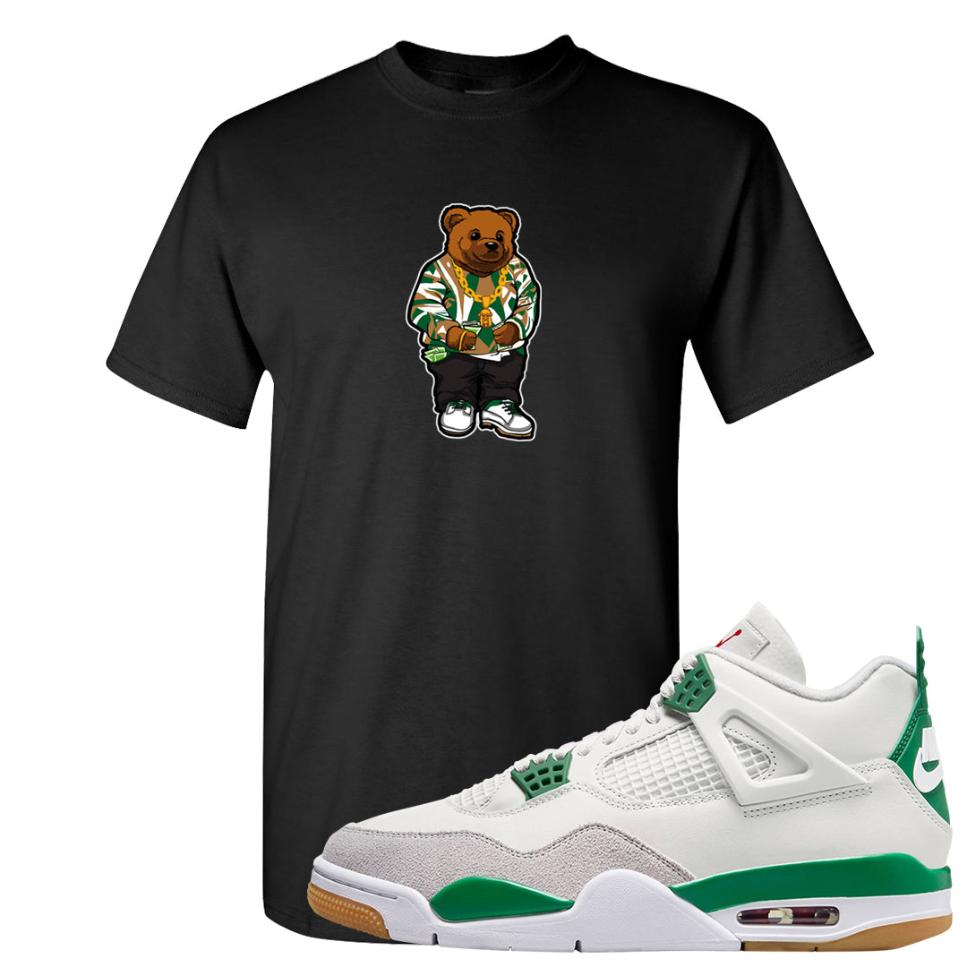 Pine Green SB 4s T Shirt | Sweater Bear, Black