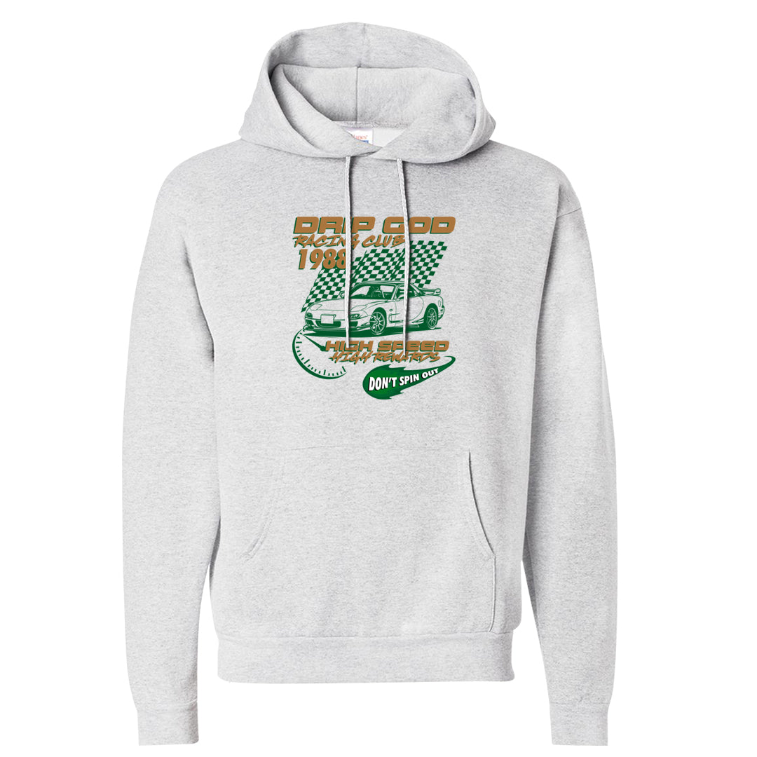 Pine Green SB 4s Hoodie | Drip God Racing Club, Ash