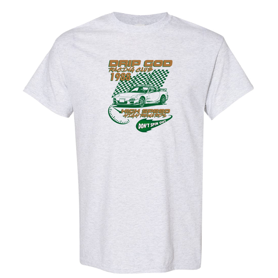 Pine Green SB 4s T Shirt | Drip God Racing Club, Ash