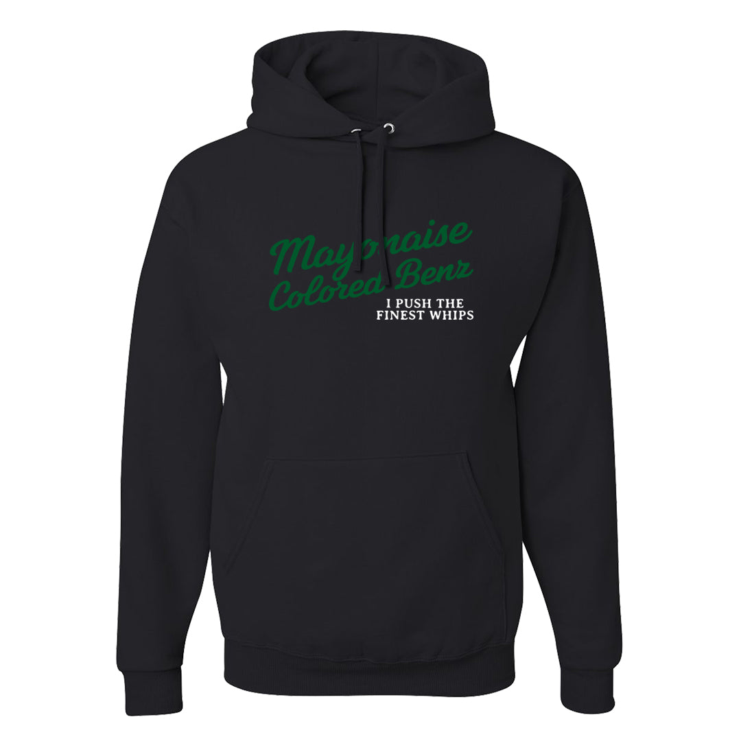 Pine Green SB 4s Hoodie | Mayonaise Colored Benz, Black