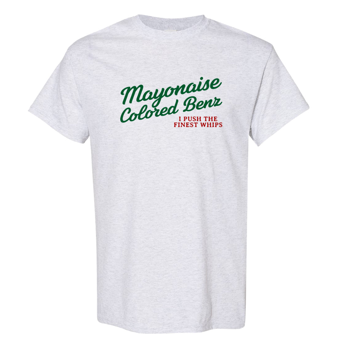 Pine Green SB 4s T Shirt | Mayonaise Colored Benz, Ash
