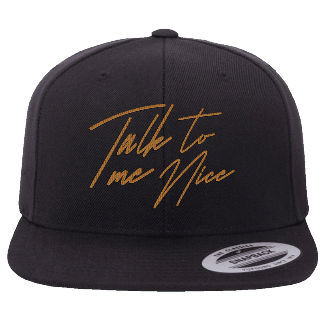 Pine Green SB 4s Snapback Hat | Talk To Me Nice, Black