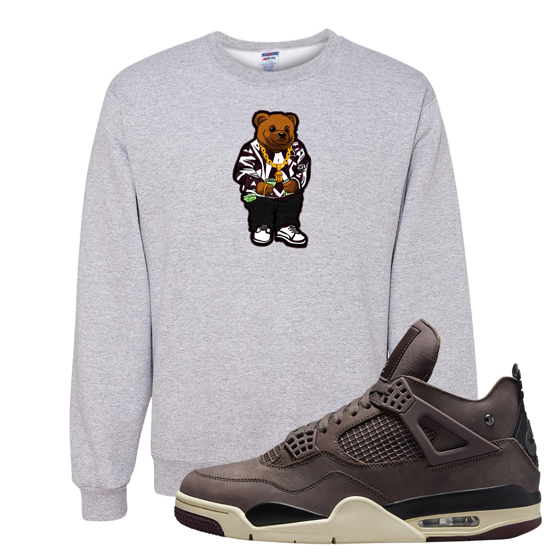 Violet Ore 4s Crewneck Sweatshirt | Sweater Bear, Ash