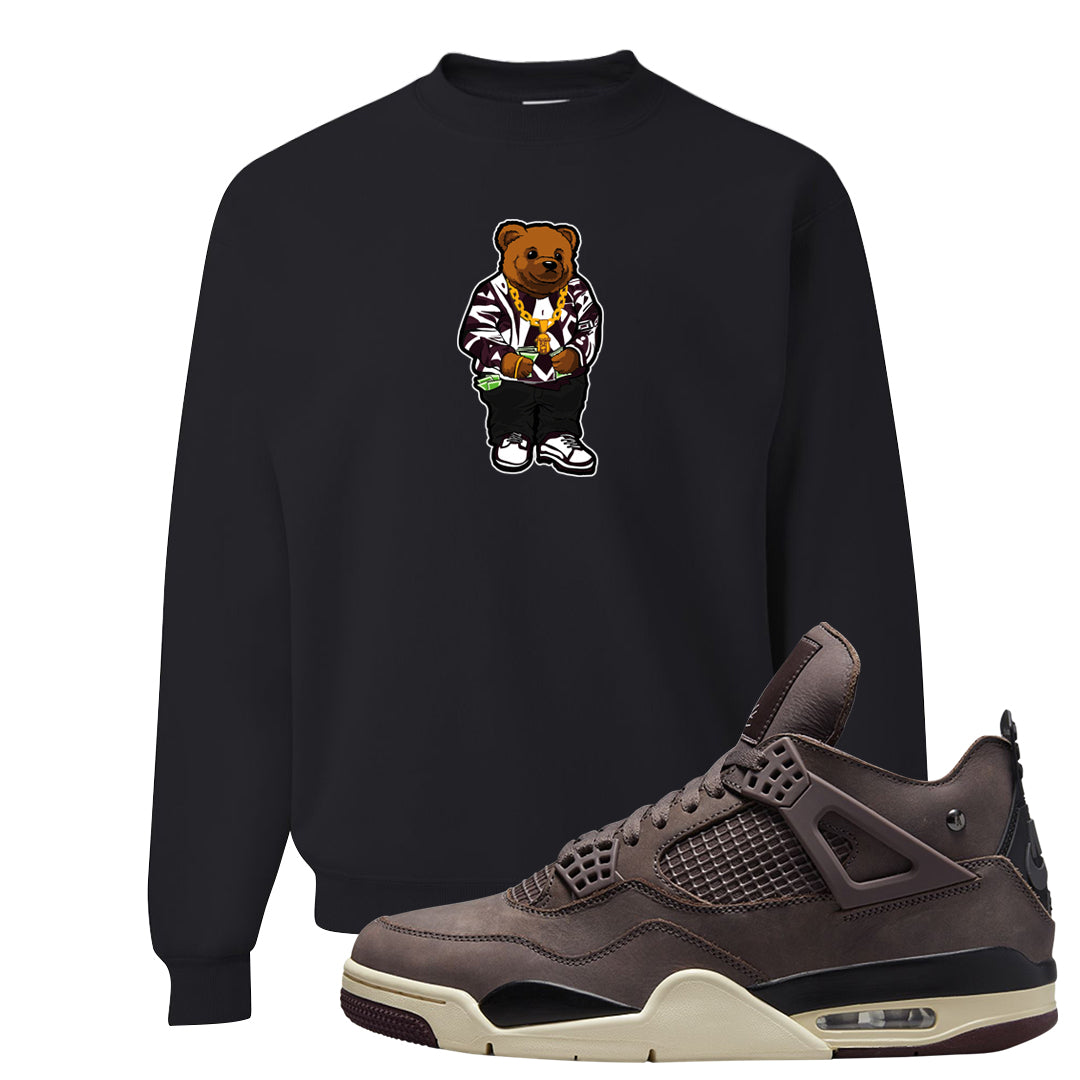 Violet Ore 4s Crewneck Sweatshirt | Sweater Bear, Black