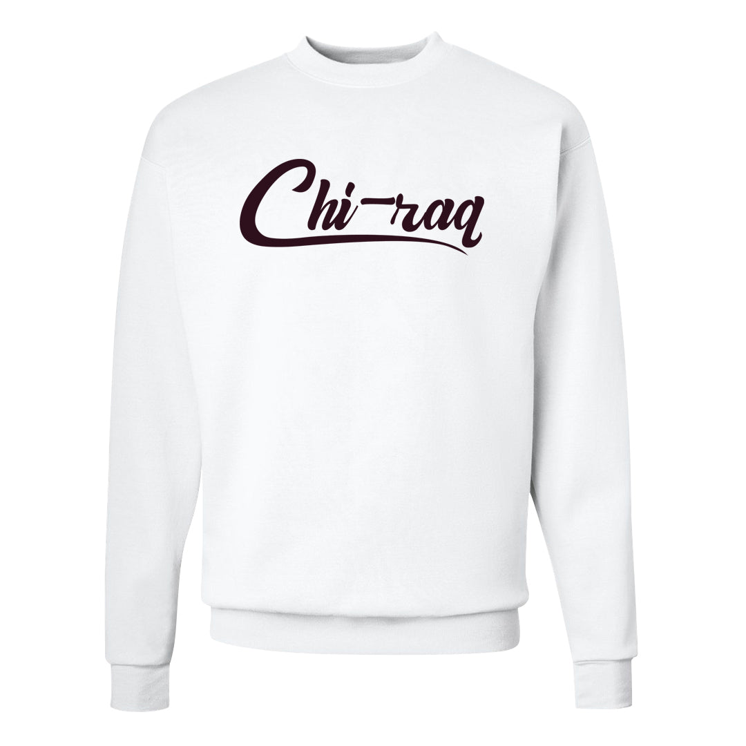 Violet Ore 4s Crewneck Sweatshirt | Chiraq, White