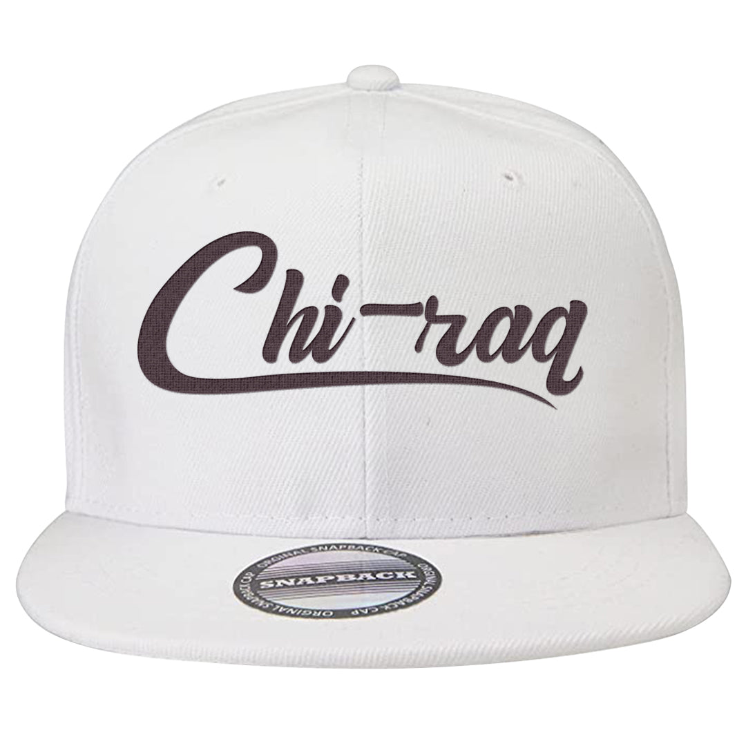 Violet Ore 4s Snapback Hat | Chiraq, White
