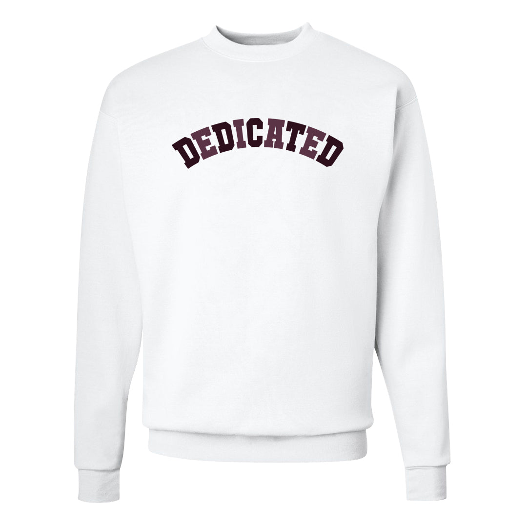 Violet Ore 4s Crewneck Sweatshirt | Dedicated, White