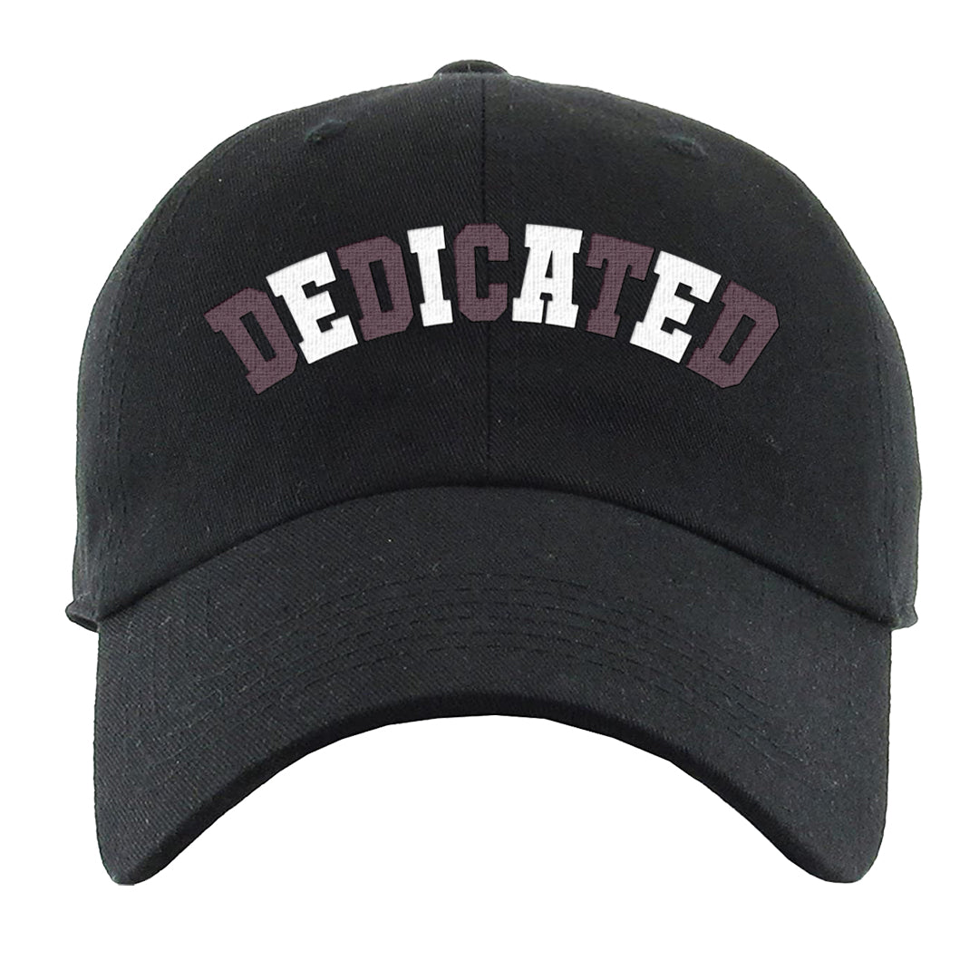 Violet Ore 4s Dad Hat | Dedicated, Black