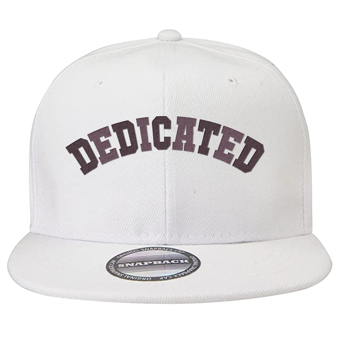 Violet Ore 4s Snapback Hat | Dedicated, White