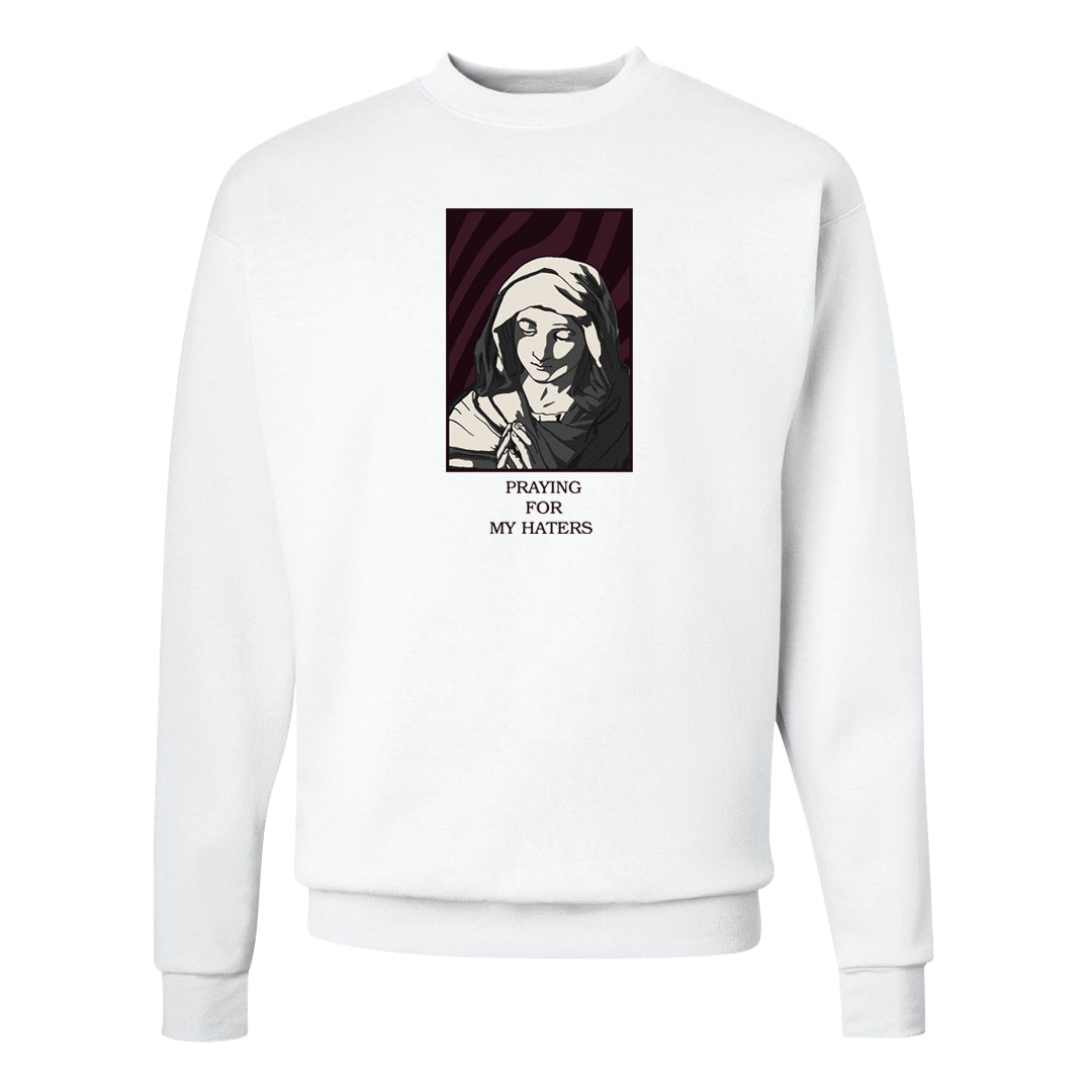 Violet Ore 4s Crewneck Sweatshirt | God Told Me, White