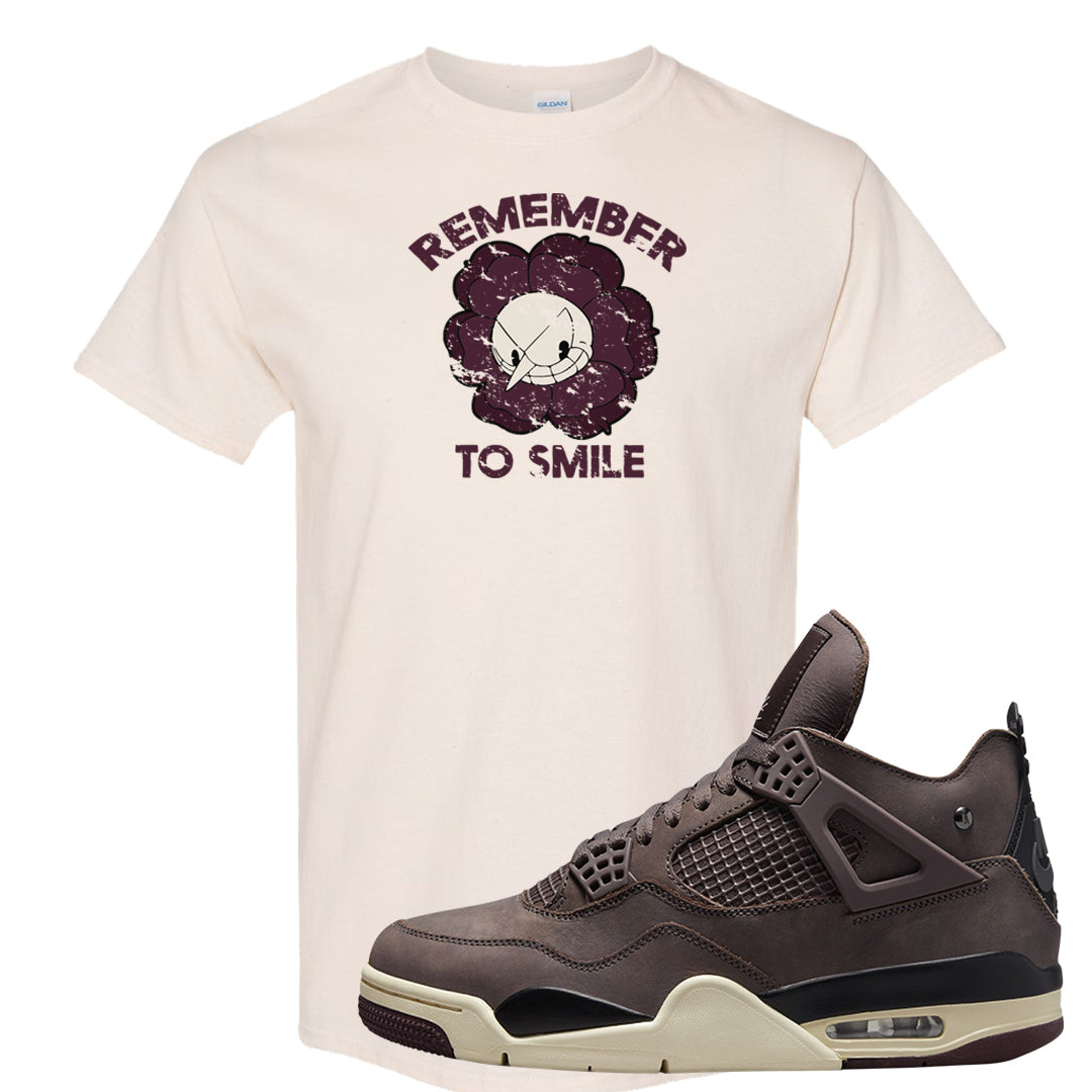 Violet Ore 4s T Shirt | Remember To Smile, Natural