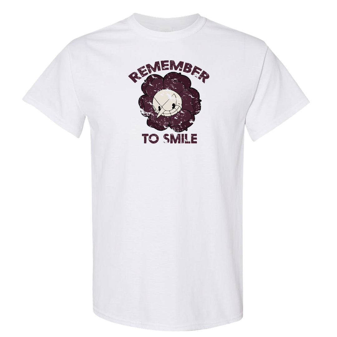 Violet Ore 4s T Shirt | Remember To Smile, White
