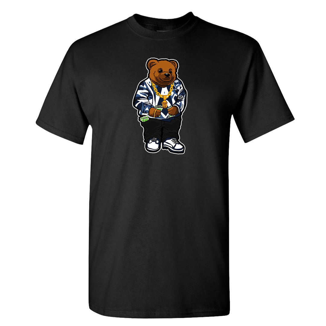 White Midnight Navy 4s T Shirt | Sweater Bear, Black