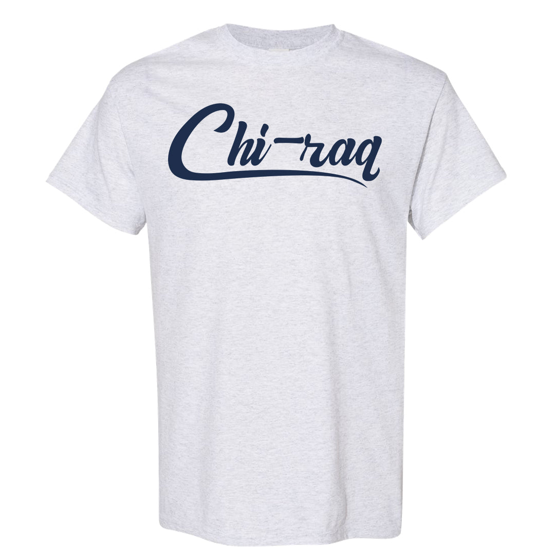 White Midnight Navy 4s T Shirt | Chiraq, Ash