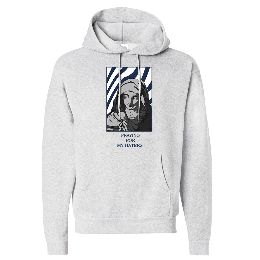 White Midnight Navy 4s Hoodie | God Told Me, Ash