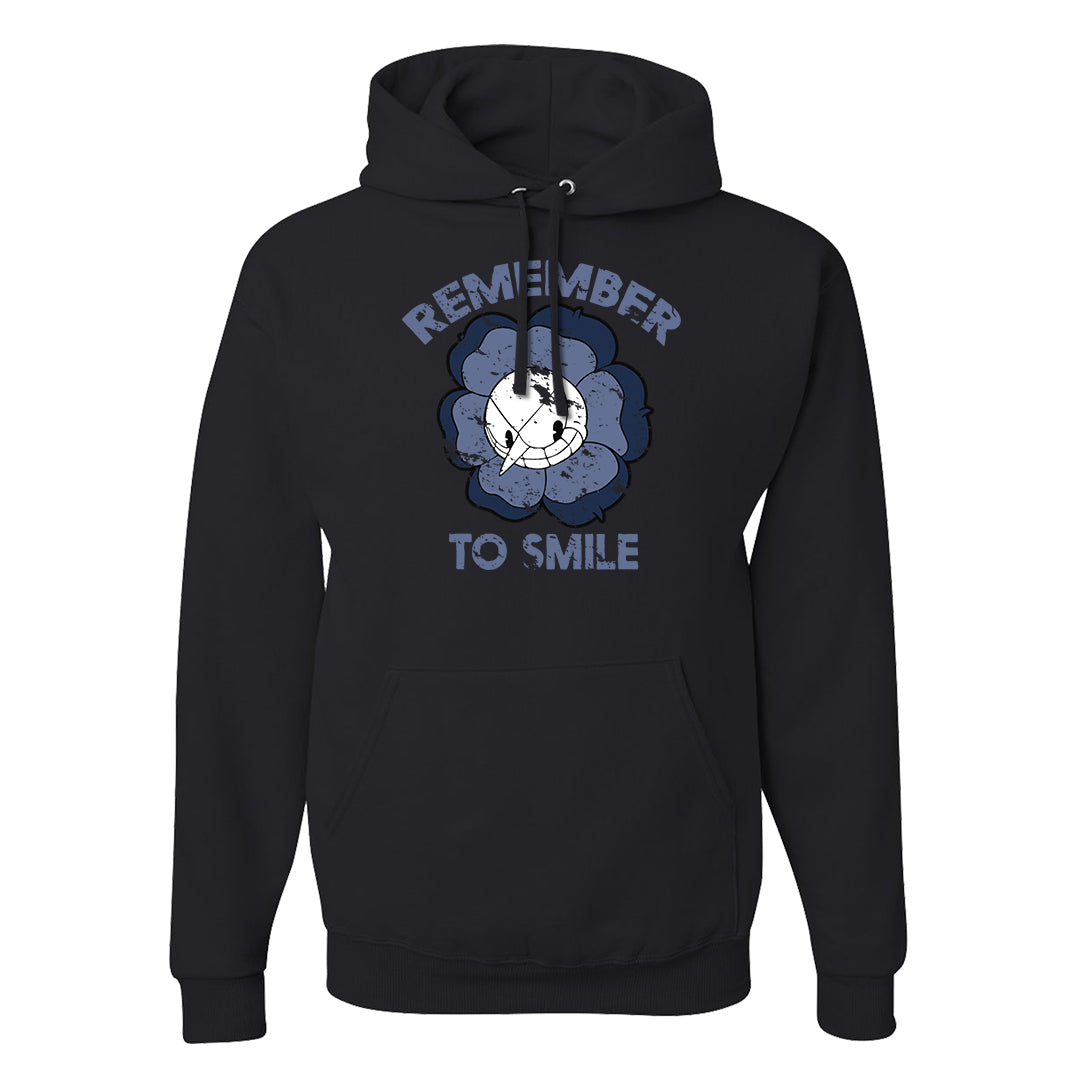 White Midnight Navy 4s Hoodie | Remember To Smile, Black
