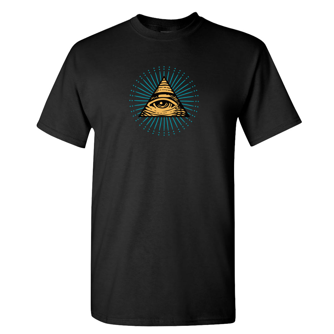 Aqua 5s T Shirt | All Seeing Eye, Black