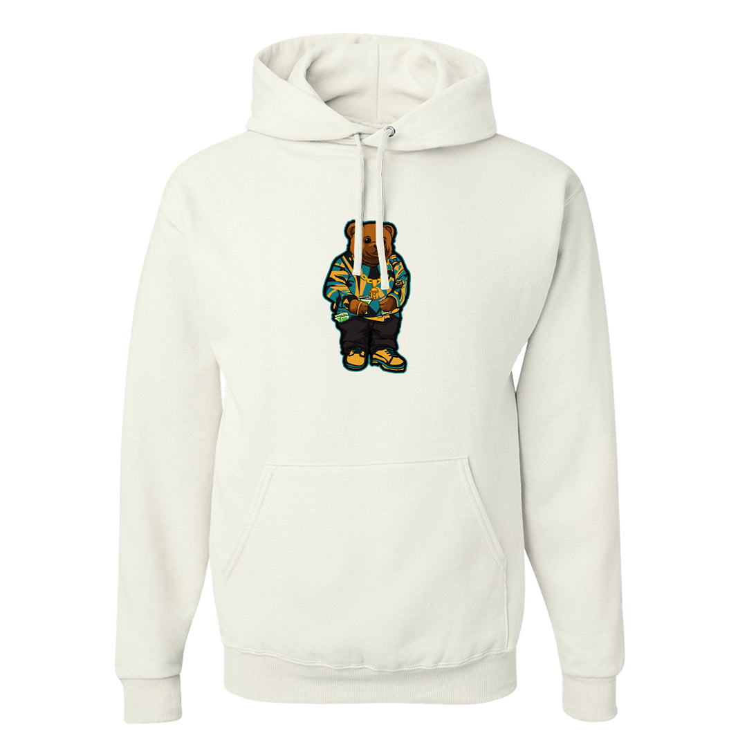 Aqua 5s Hoodie | Sweater Bear, White