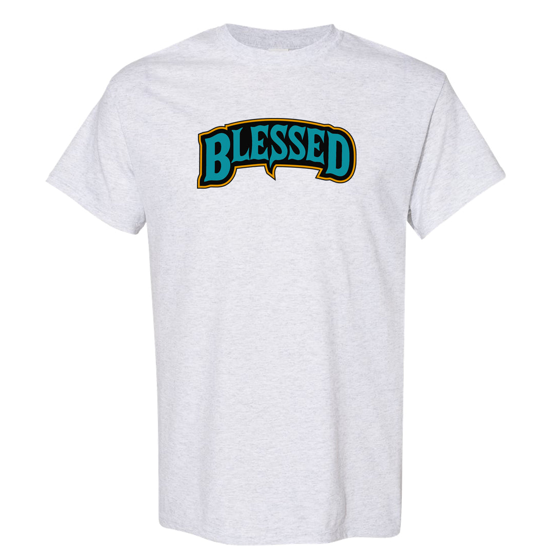 Aqua 5s T Shirt | Blessed Arch, Ash