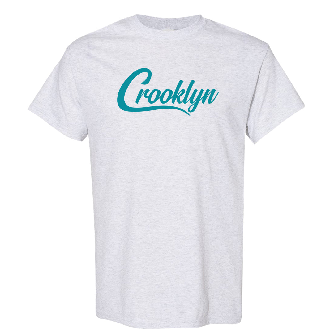 Aqua 5s T Shirt | Crooklyn, Ash
