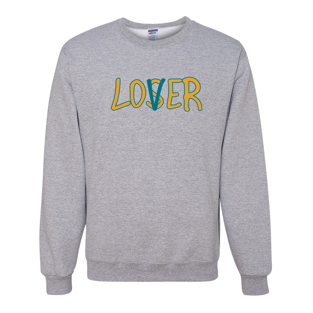 Aqua 5s Crewneck Sweatshirt | Lover, Ash