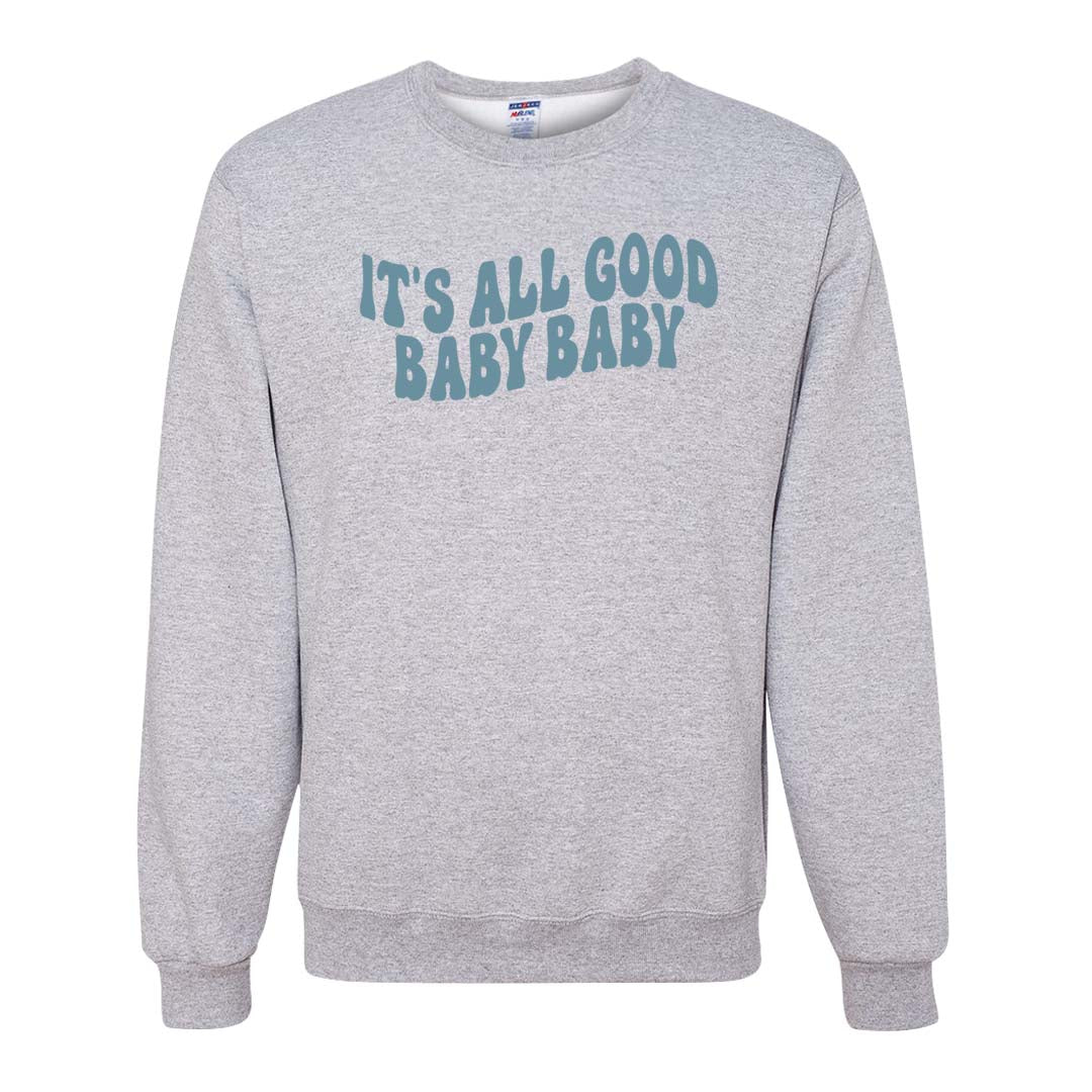 Crimson Bliss 5s Crewneck Sweatshirt | All Good Baby, Ash