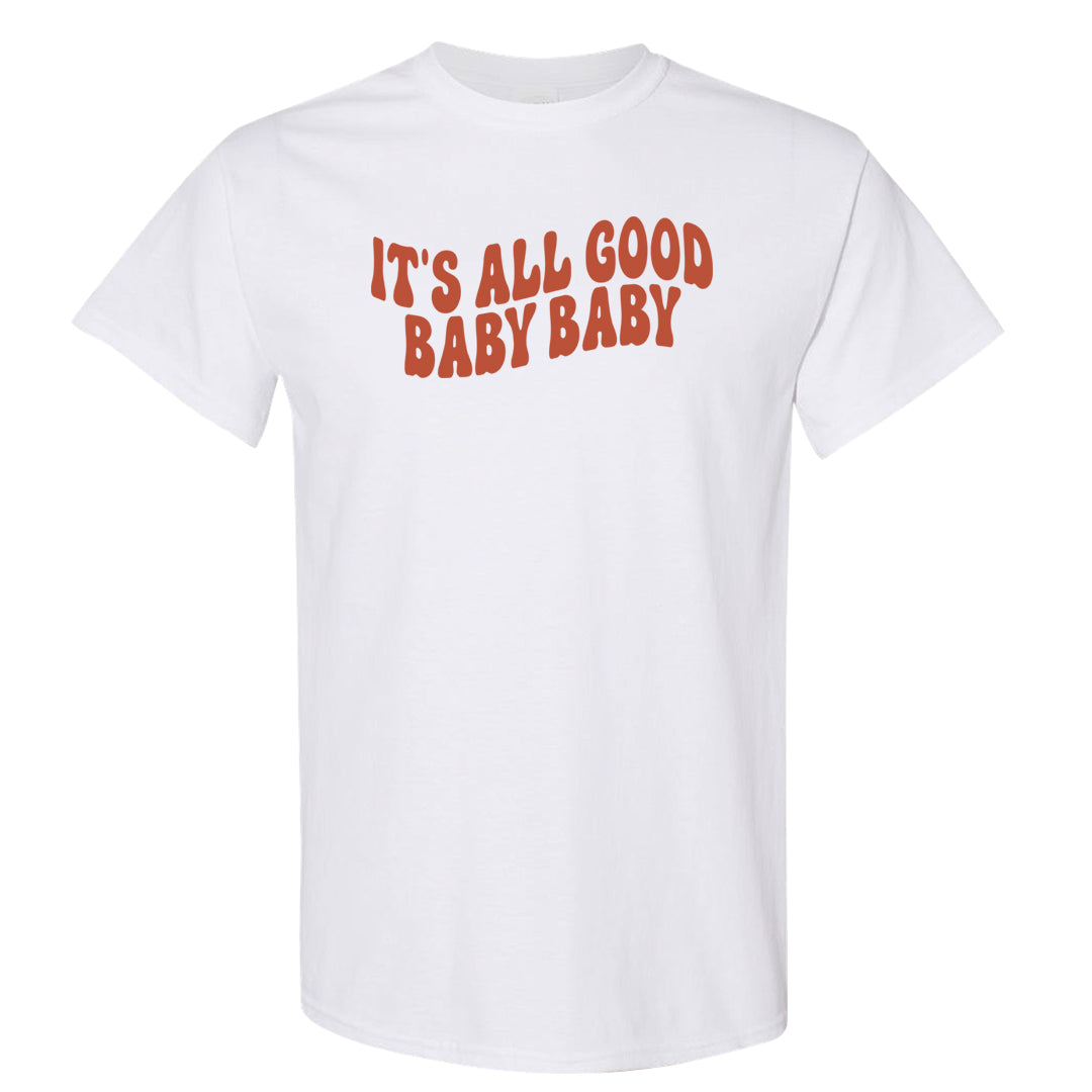Crimson Bliss 5s T Shirt | All Good Baby, White