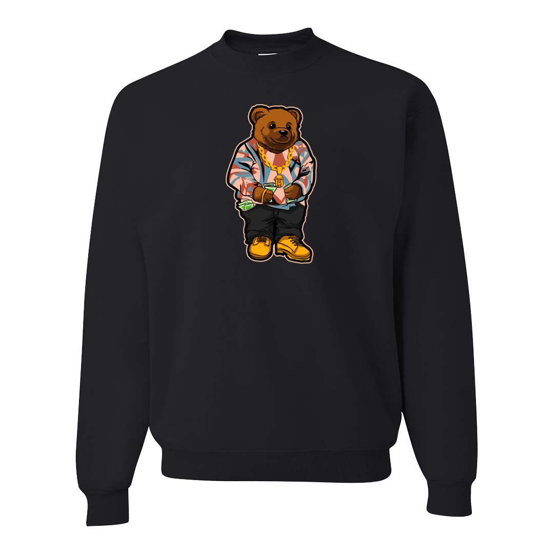 Crimson Bliss 5s Crewneck Sweatshirt | Sweater Bear, Black