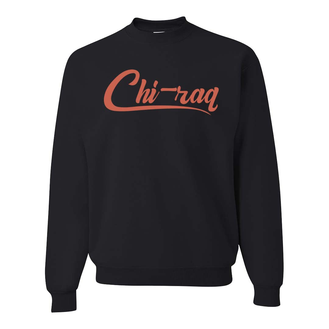 Crimson Bliss 5s Crewneck Sweatshirt | Chiraq, Black