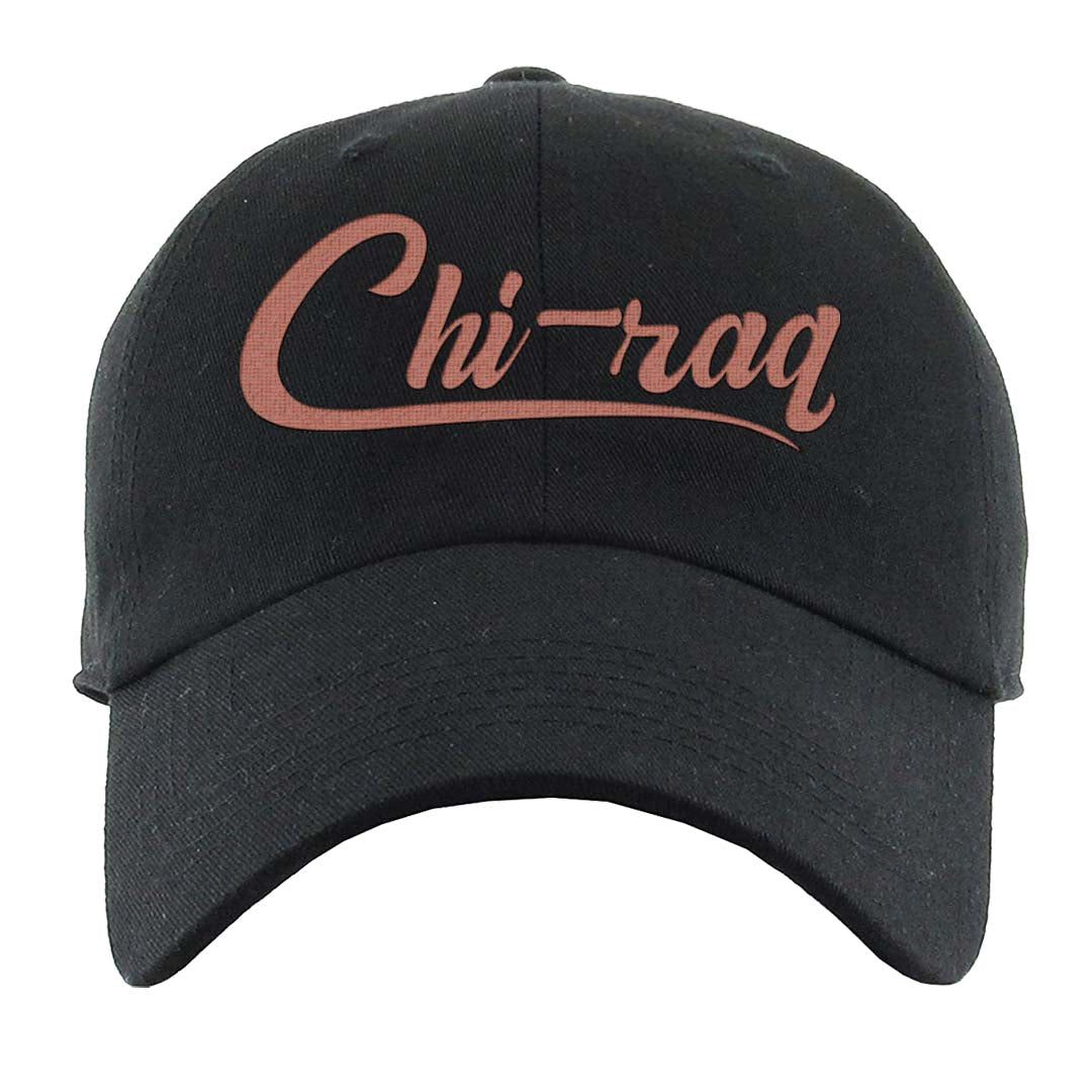 Crimson Bliss 5s Dad Hat | Chiraq, Black