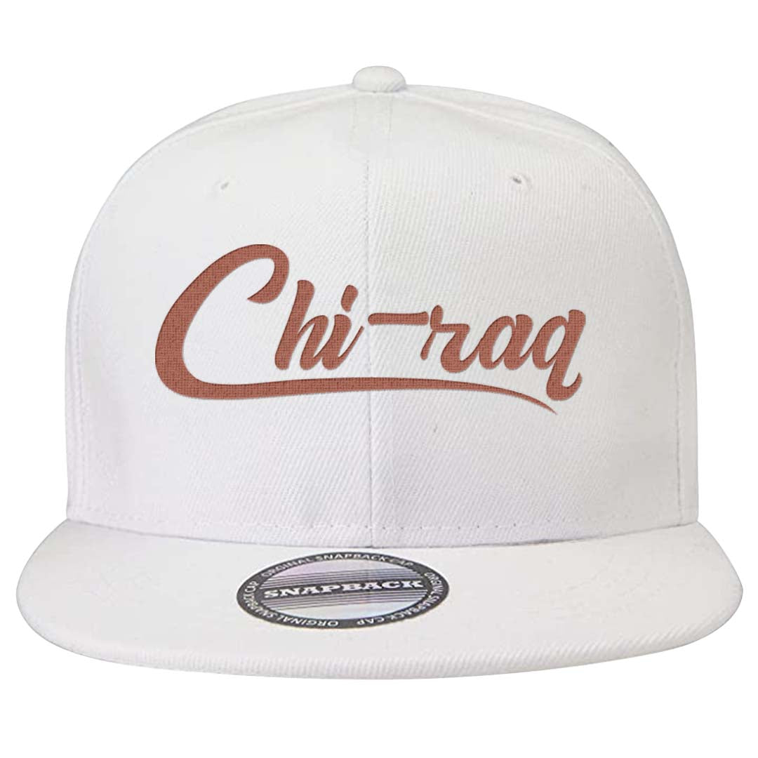 Crimson Bliss 5s Snapback Hat | Chiraq, White