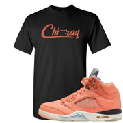 Crimson Bliss 5s T Shirt | Chiraq, Black