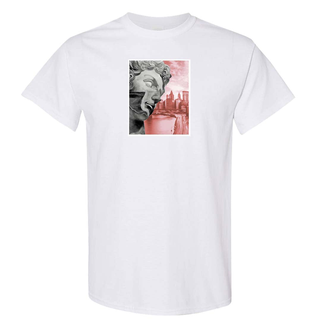 Crimson Bliss 5s T Shirt | Miguel, White