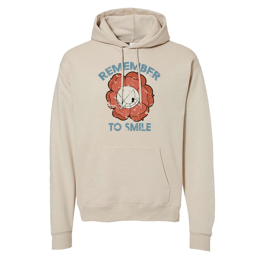 Crimson Bliss 5s Hoodie | Remember To Smile, Sand