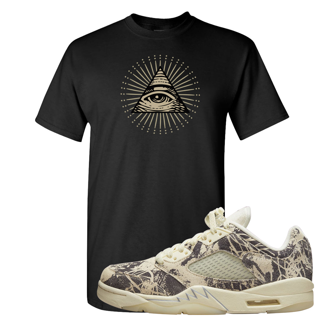 Expression Low 5s T Shirt | All Seeing Eye, Black