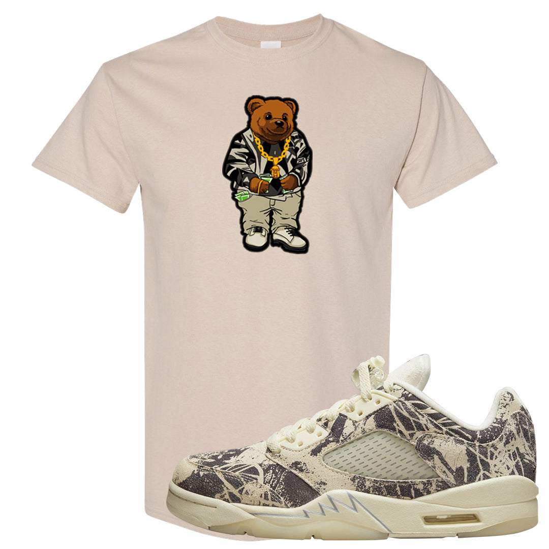 Expression Low 5s T Shirt | Sweater Bear, Sand