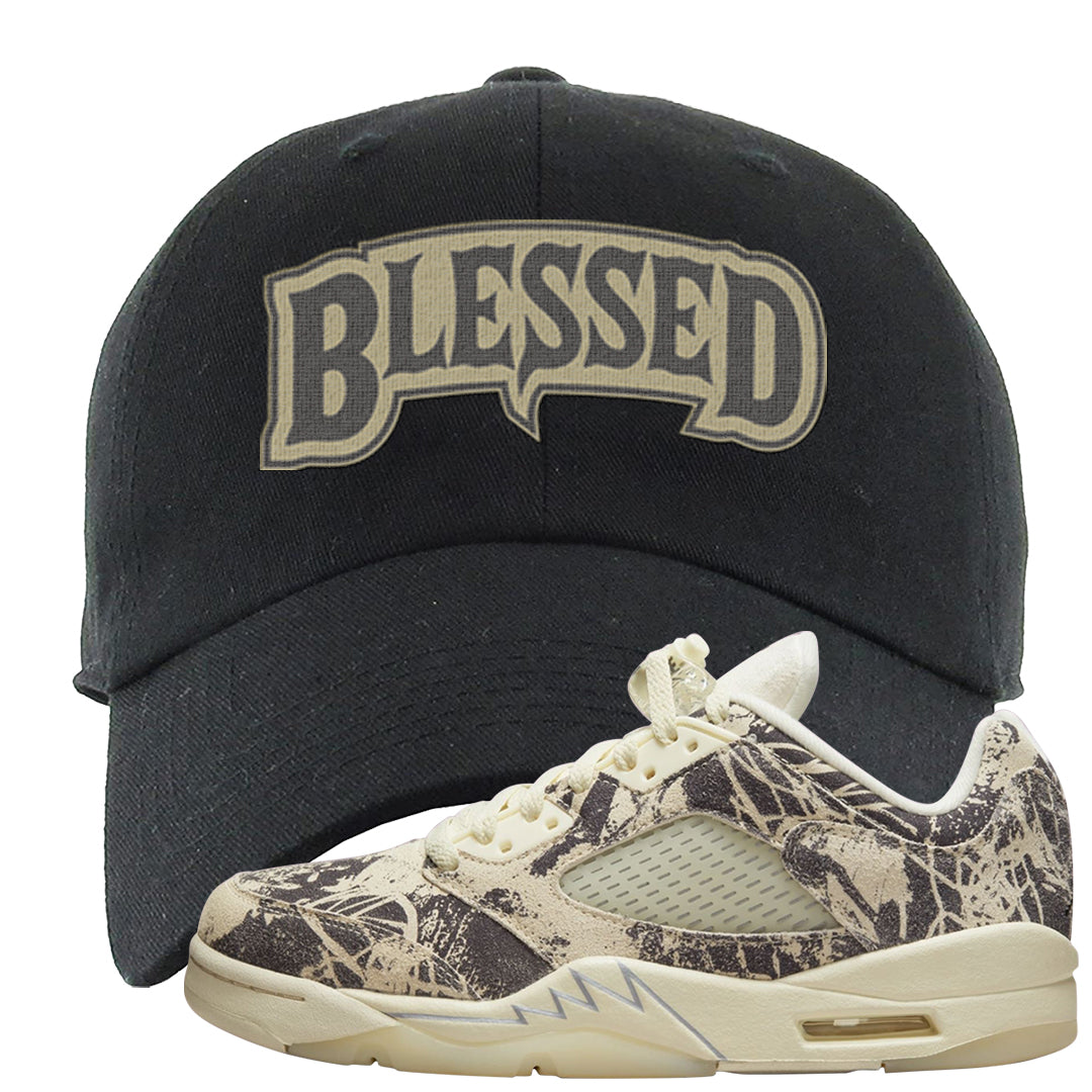 Expression Low 5s Dad Hat | Blessed Arch, Black
