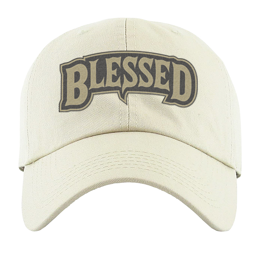 Expression Low 5s Dad Hat | Blessed Arch, White