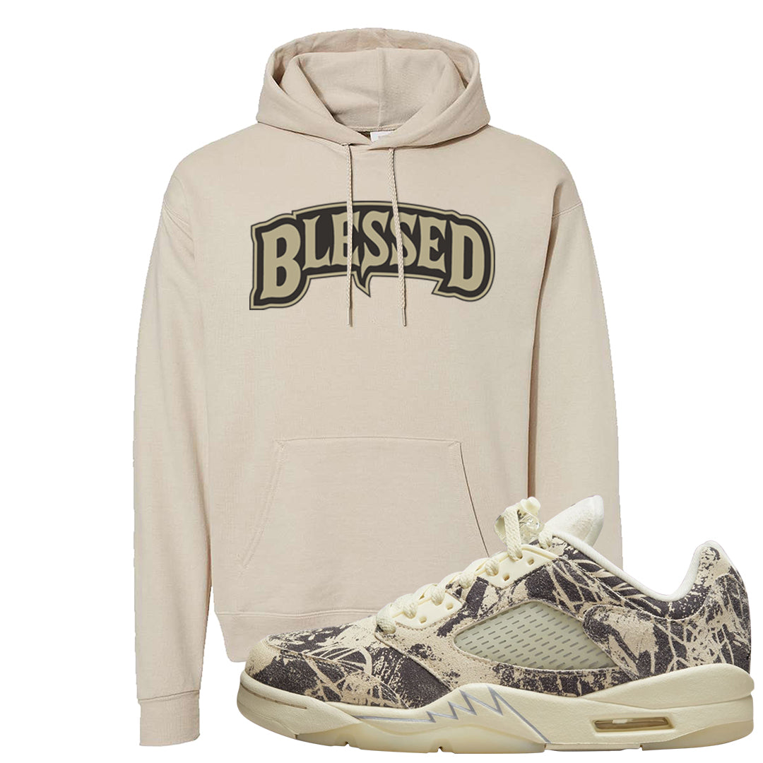 Expression Low 5s Hoodie | Blessed Arch, Sand