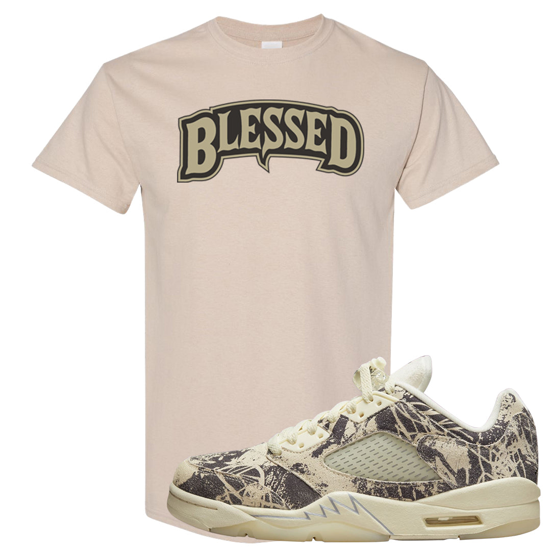Expression Low 5s T Shirt | Blessed Arch, Sand