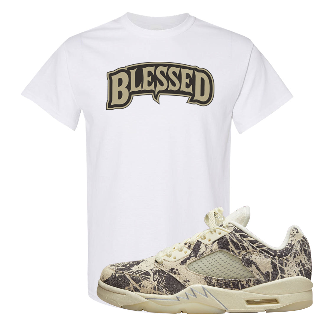 Expression Low 5s T Shirt | Blessed Arch, White